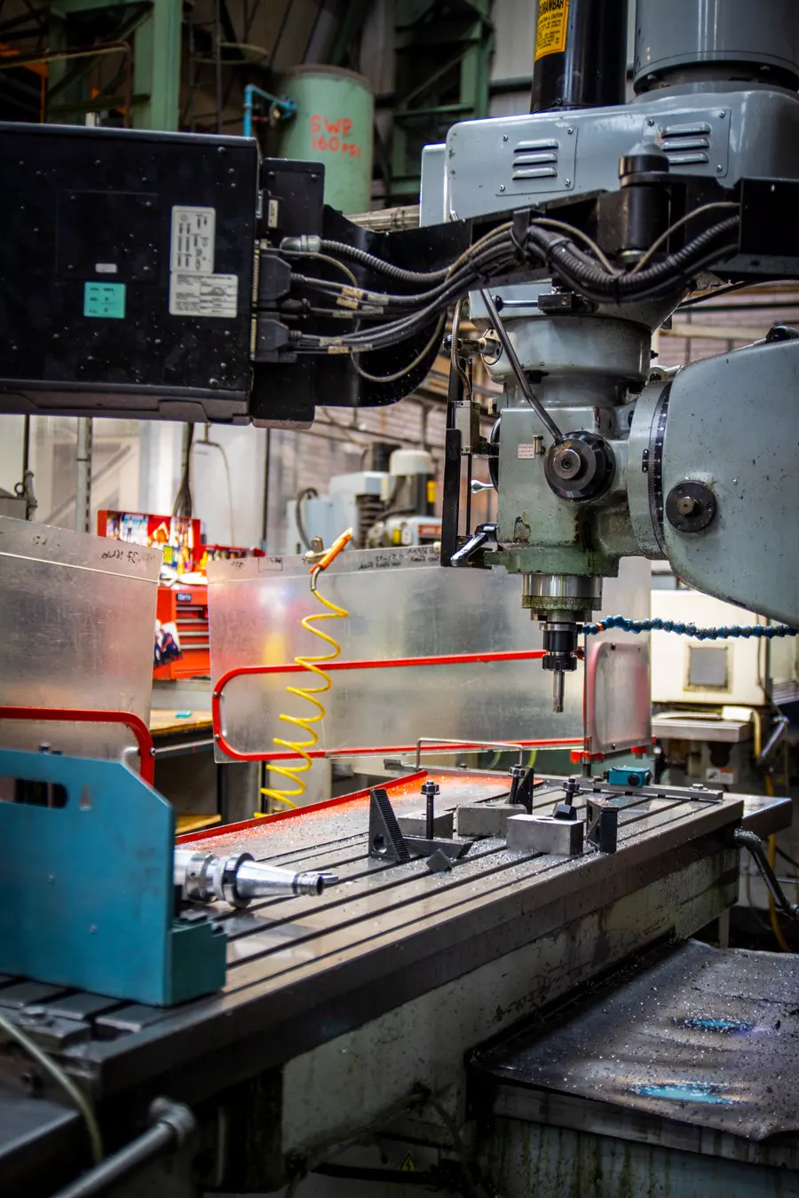 A milling machine on the shop floor