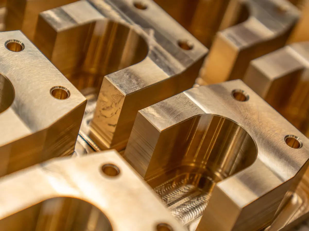 Machined brass parts